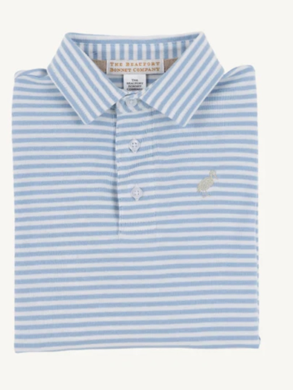 Blue Stripe Worth Avenue White Stork (Size: 2T) - Picture 2 of 2